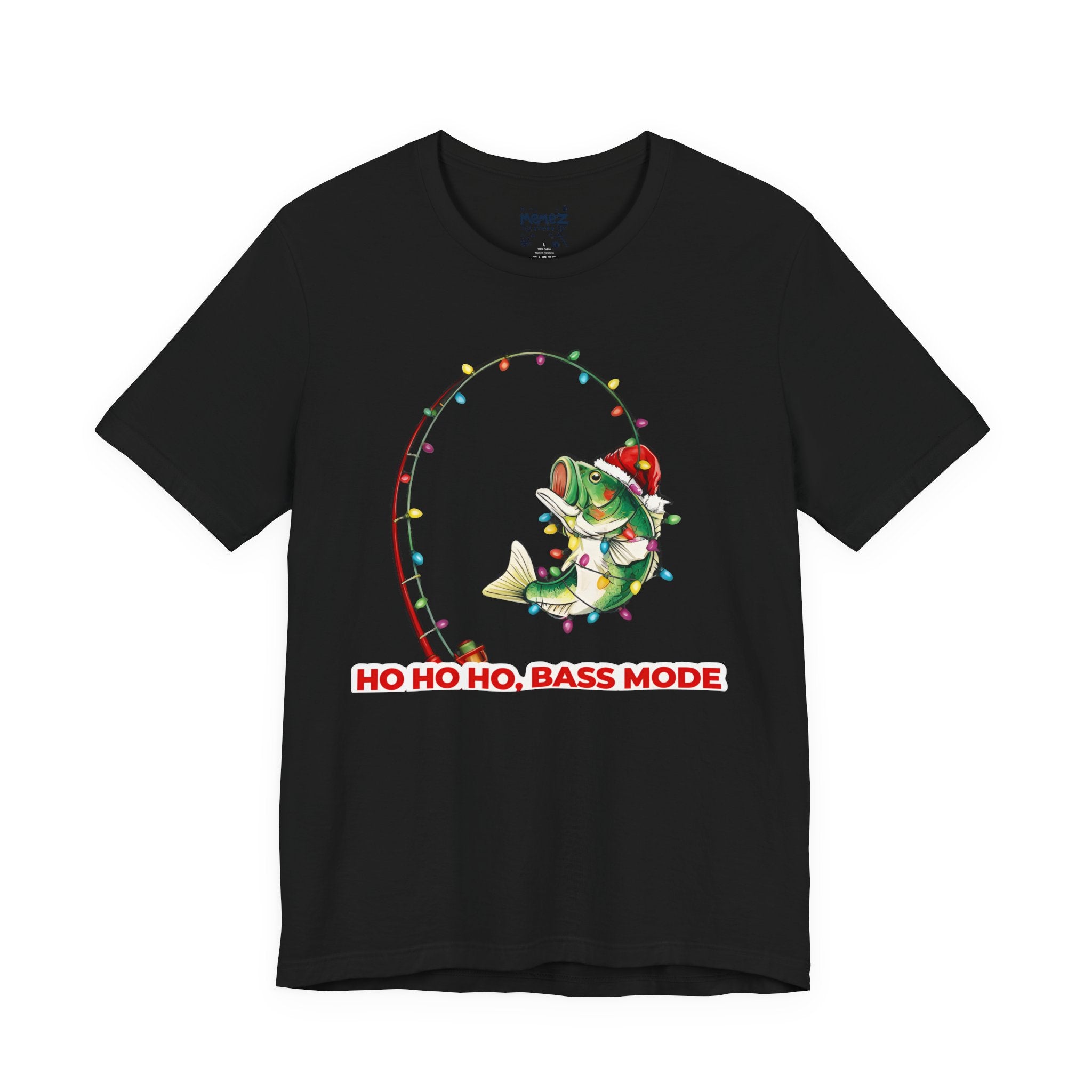 Bass Mode Fishing Meme Funny Tee