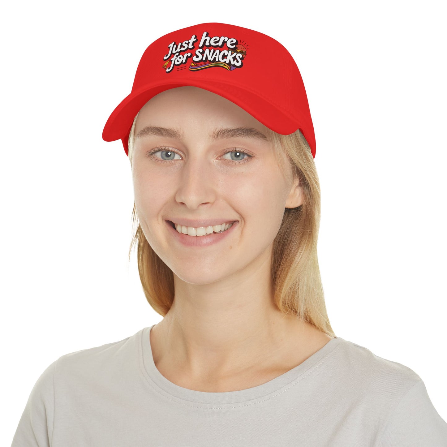 Just Here For Snacks Funny Cap By Memez Store