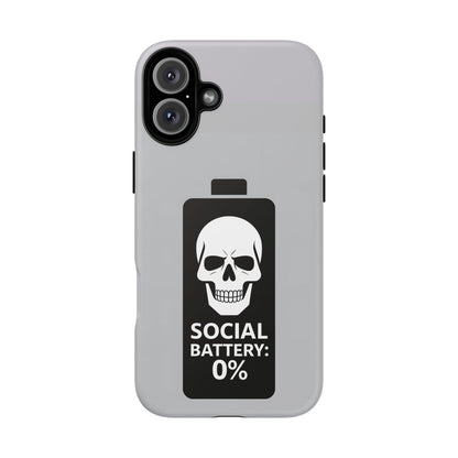 Social Battery Zeero I Phone case by Memez Store
