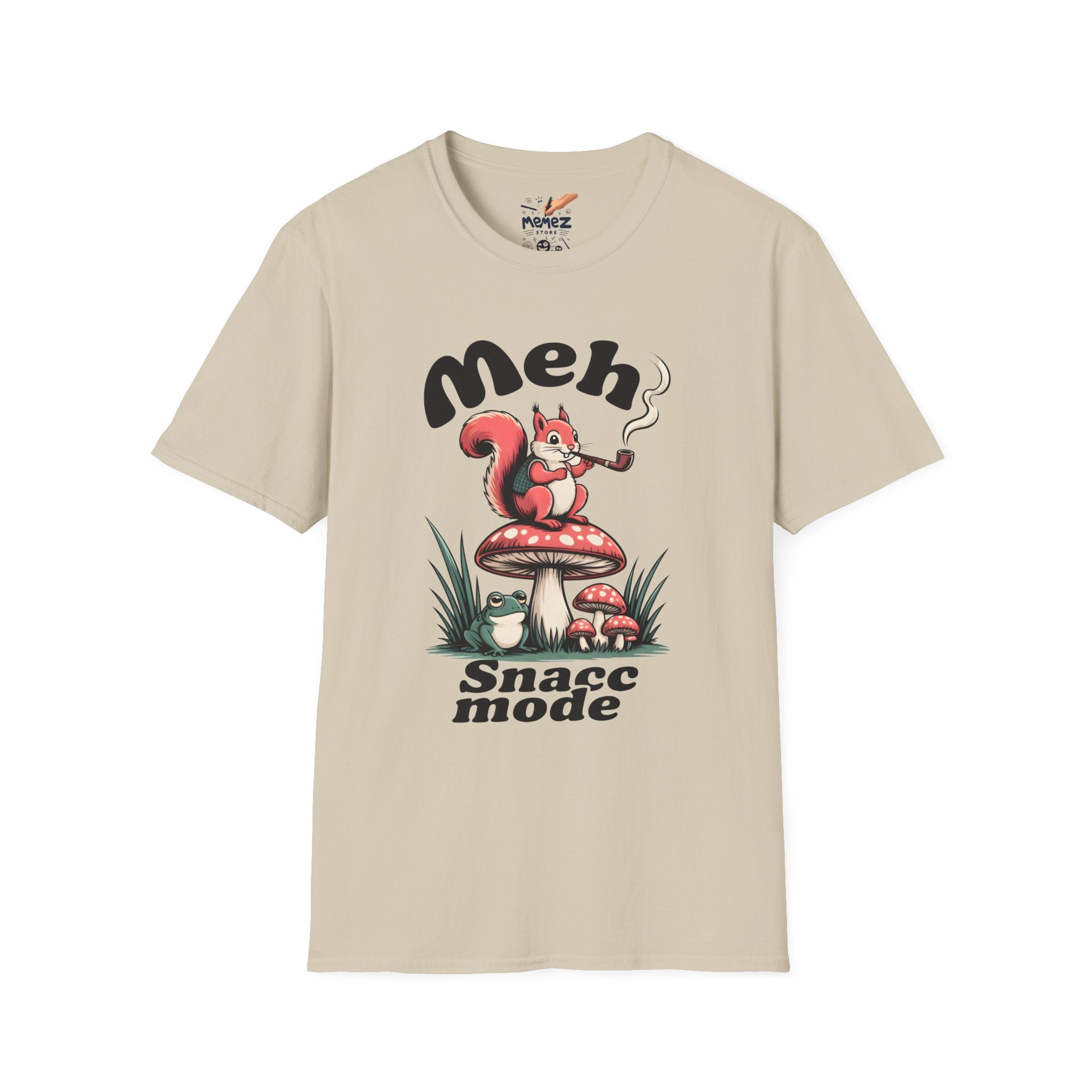 Meh Snacc Mode Food Meme Tee