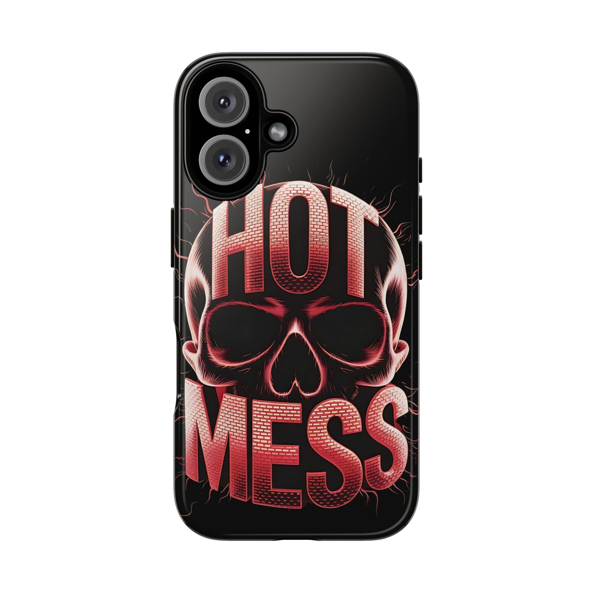 Phone Case - Hot Mass Funny Skull Tough Case