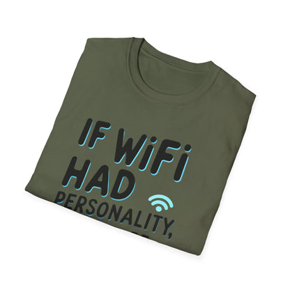 Petty WIFI Unisex T-Shirt Meme and Funny By Memez Store
