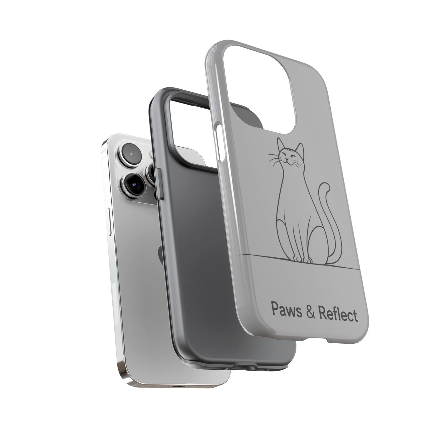 Paw and Reflect Pet Lovers iPhone Case By Memez Store