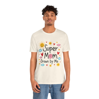 Hand Drawing SUper Mom Tee By Memez store