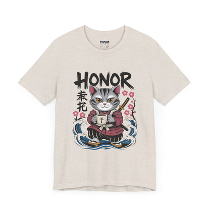 Japanese Noodle Funny Cat Tee