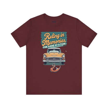Rolling Memories Vintage Car Lover's FUnny meme Tee By Memez Store