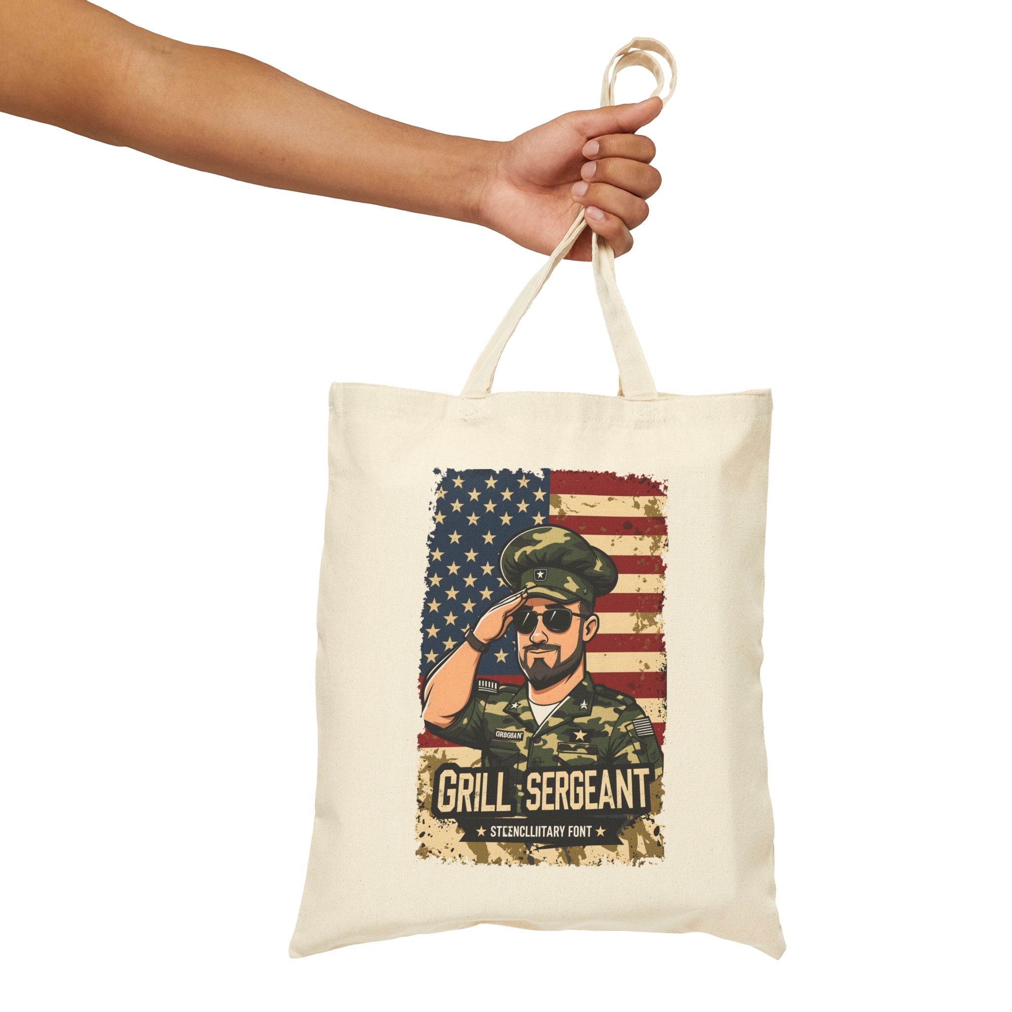 Grill Sergeant 4th july food Tote Bag By Memez Store