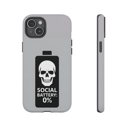 Social Battery Zeero I Phone case by Memez Store