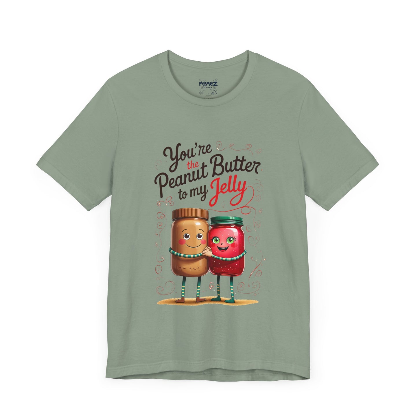 Funny Food Meme Tee - Peanut Butter T My Jelly Unisex Tee