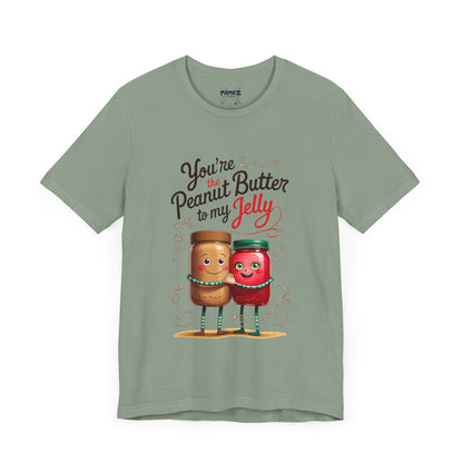 Funny Food Meme Tee - Peanut Butter T My Jelly Unisex Tee