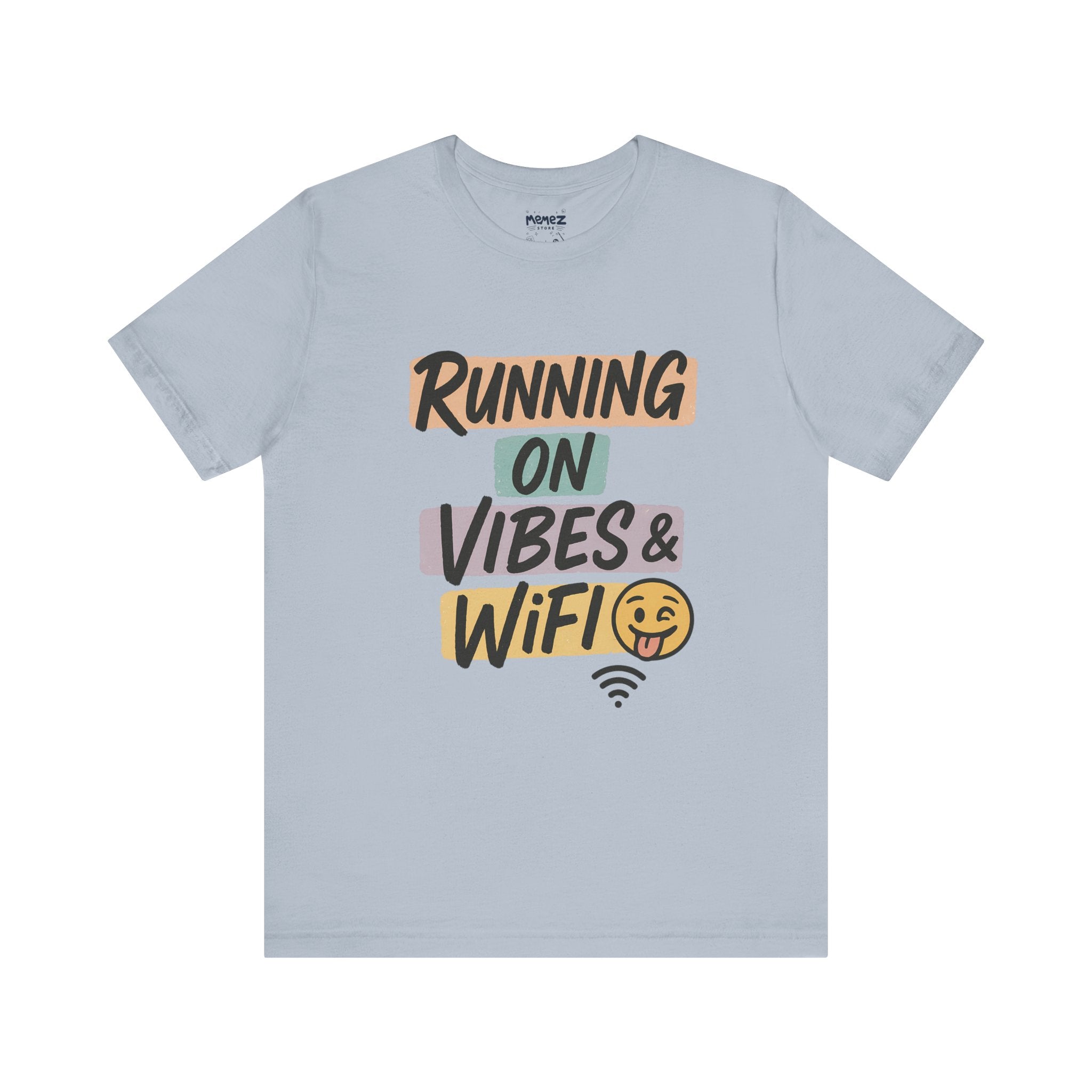 Funny Running Vibes Tee - Unisex Jersey Short Sleeve