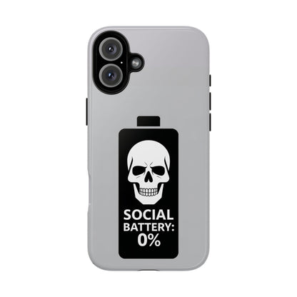 Social Battery Zeero I Phone case by Memez Store