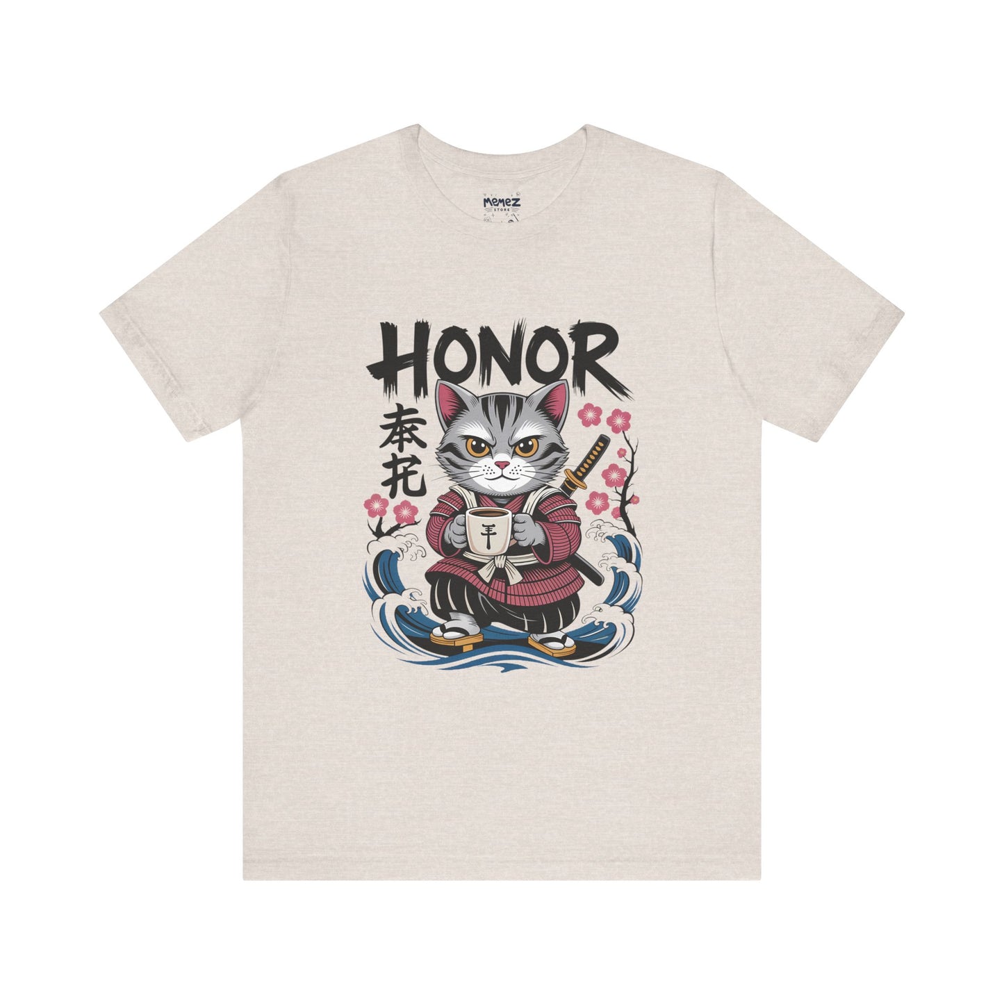 Japanese Noodle Funny Cat Tee