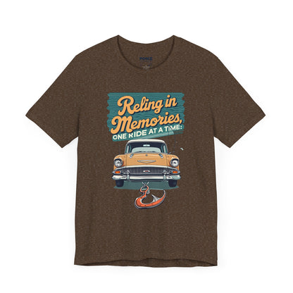 Rolling Memories Vintage Car Lover's FUnny meme Tee By Memez Store