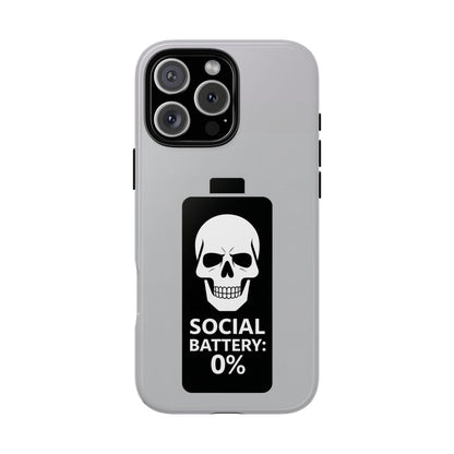 Social Battery Zeero I Phone case by Memez Store
