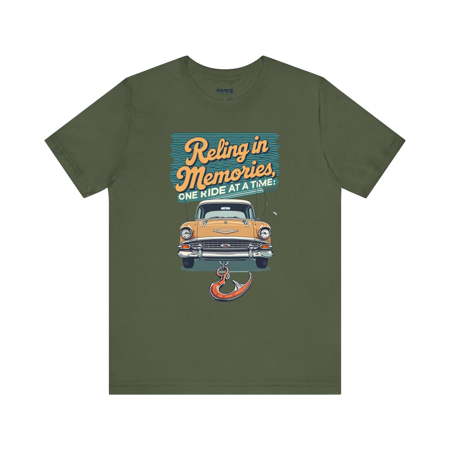 Rolling Memories Vintage Car Lover's FUnny meme Tee By Memez Store