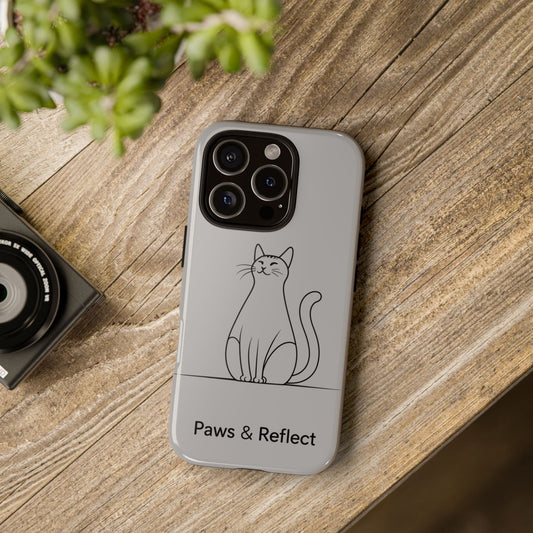 Paw and Reflect Pet Lovers iPhone Case By Memez Store