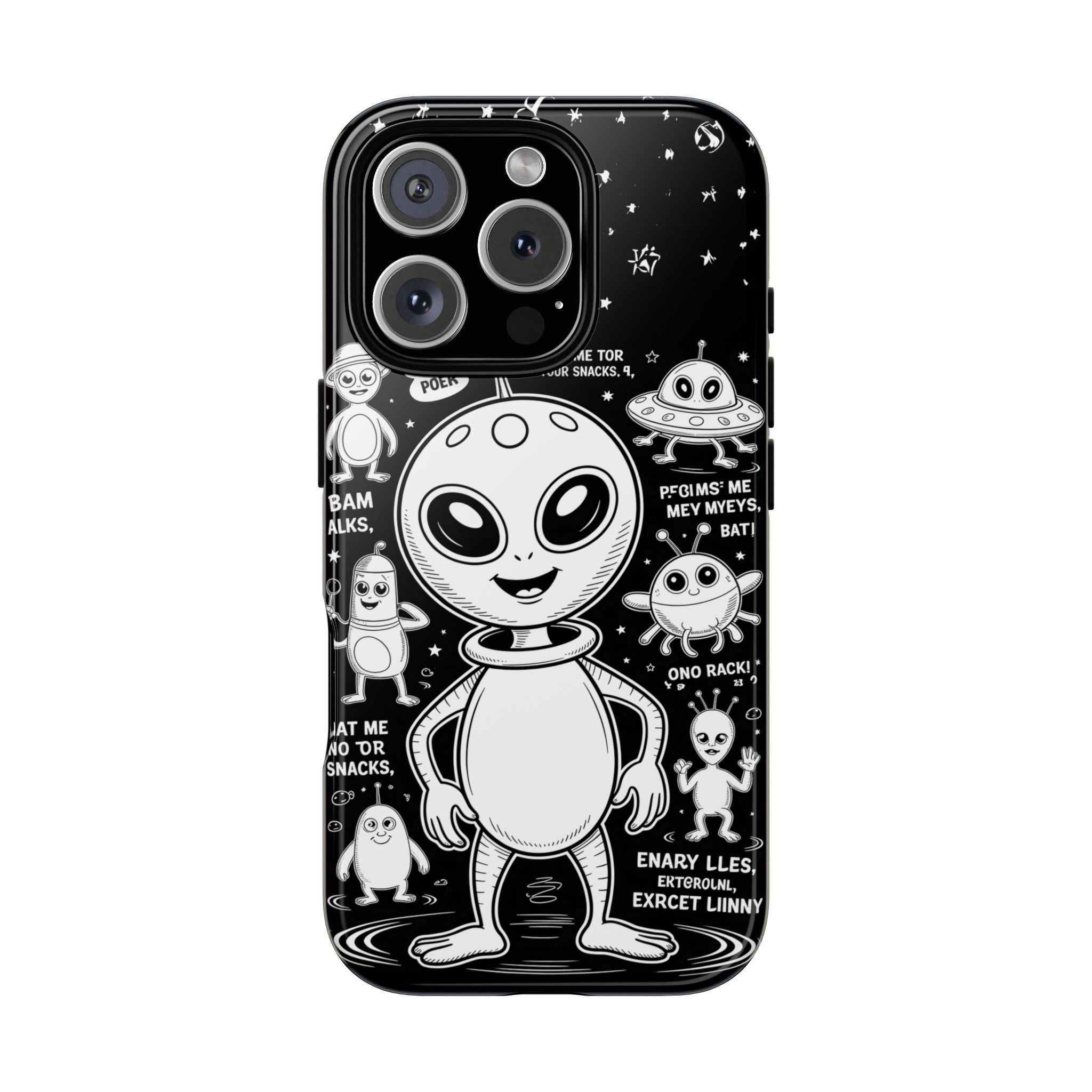 Aliens Funny Tough Case