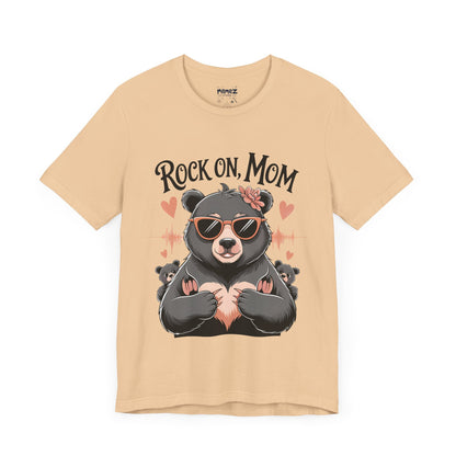 Rock On Mom FUnny Mama Bear Meme Tee By Memez Store