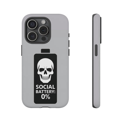 Social Battery Zeero I Phone case by Memez Store