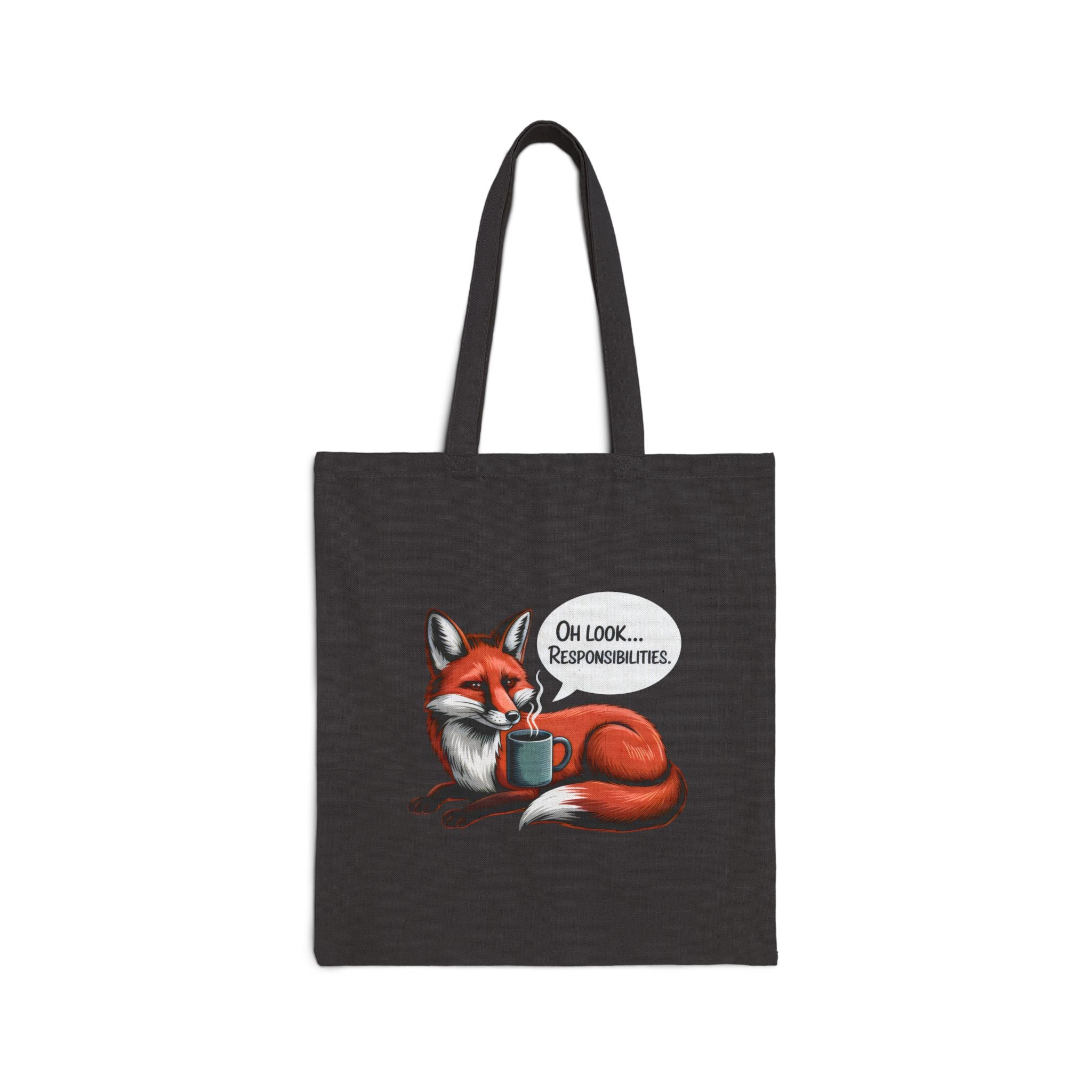 Fox Funny Tote Bag