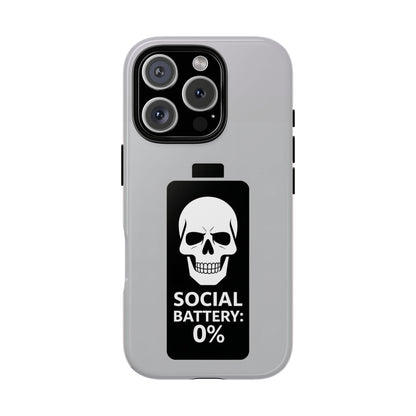 Social Battery Zeero I Phone case by Memez Store