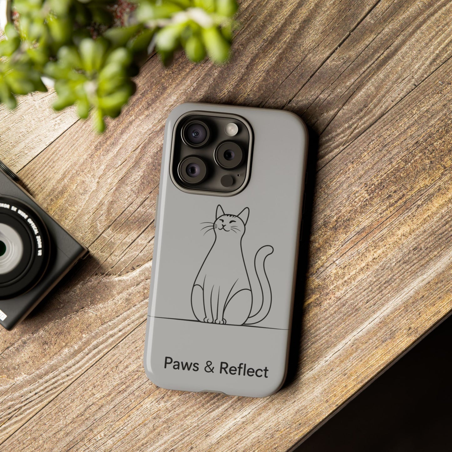 Paw and Reflect Pet Lovers iPhone Case By Memez Store