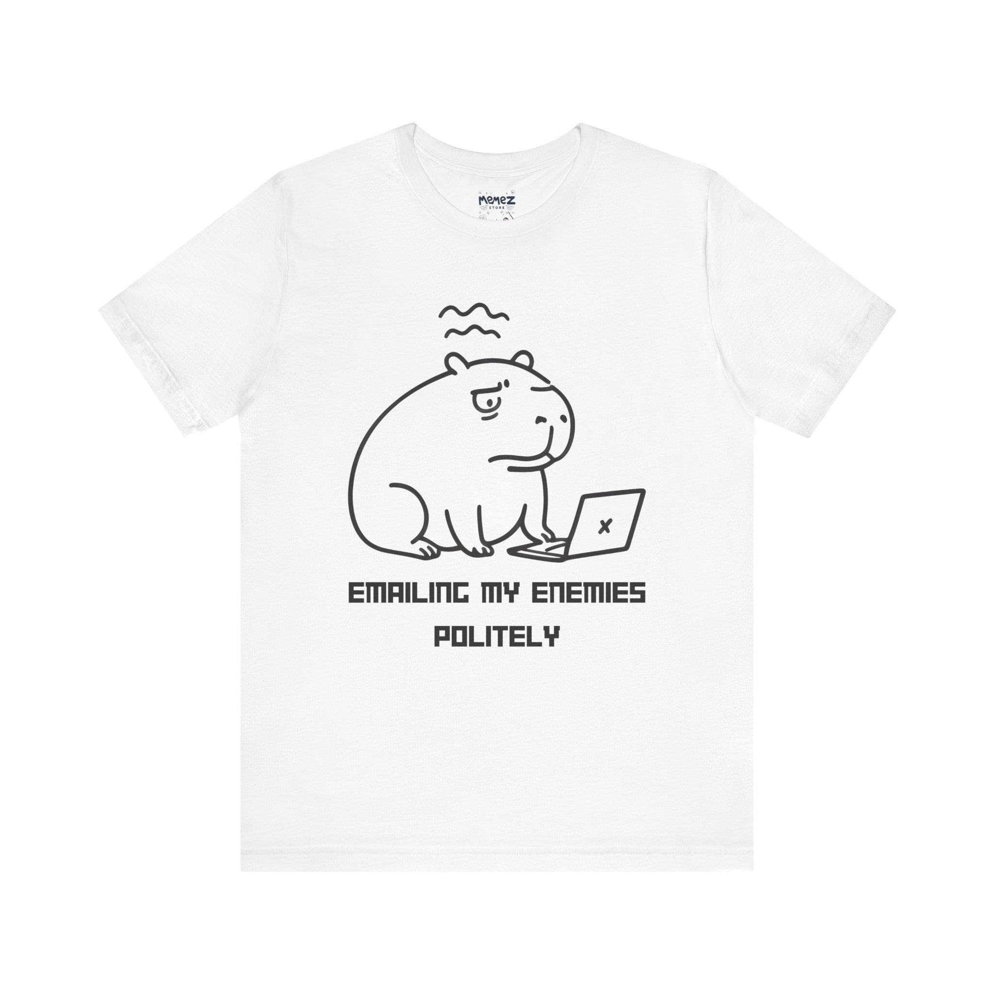 Emailing My enenmies Politely Funny Tee