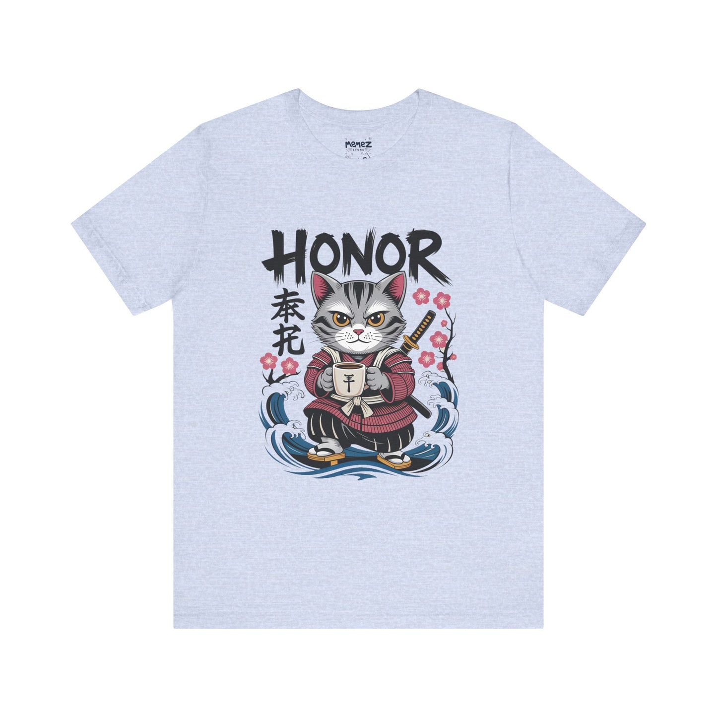Japanese Noodle Funny Cat Tee