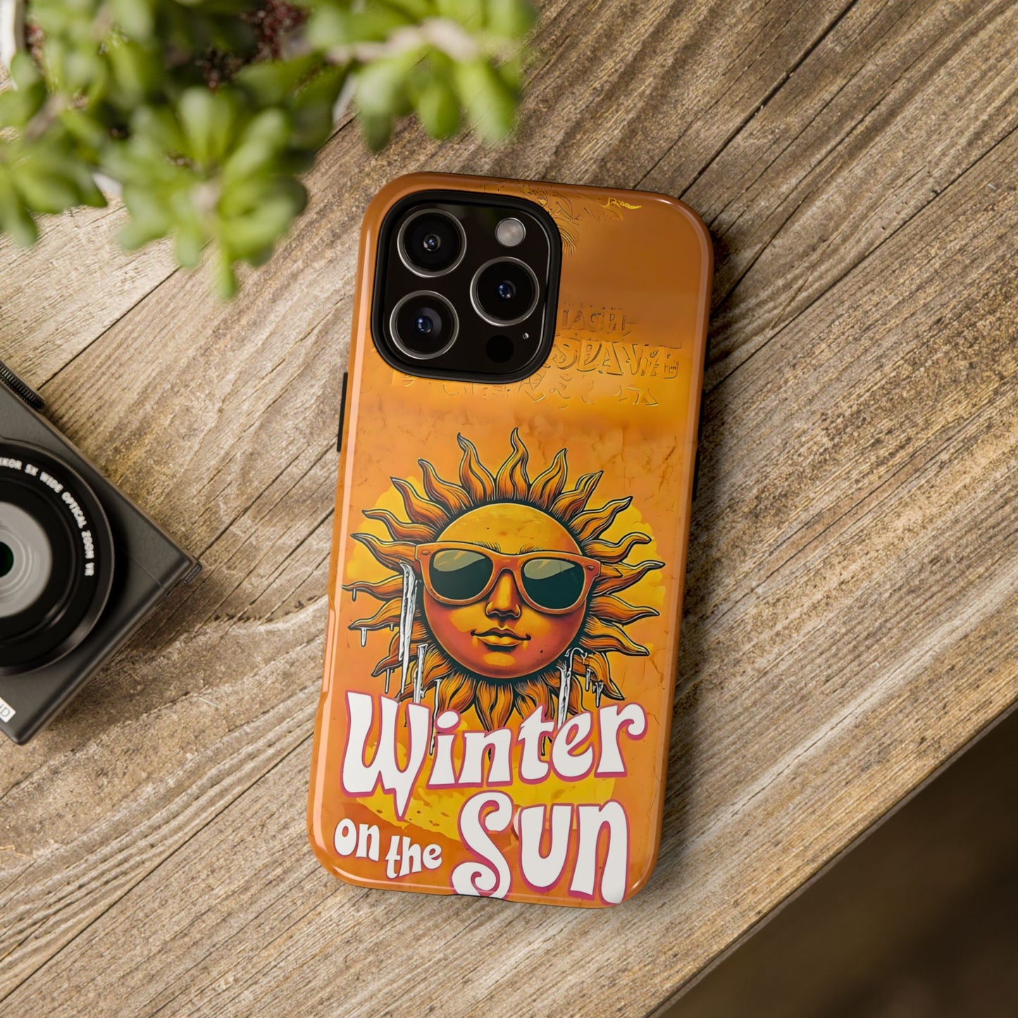 Winter on The Sun Funny Meme Phone Case - Sarcastic Design | Memez Store