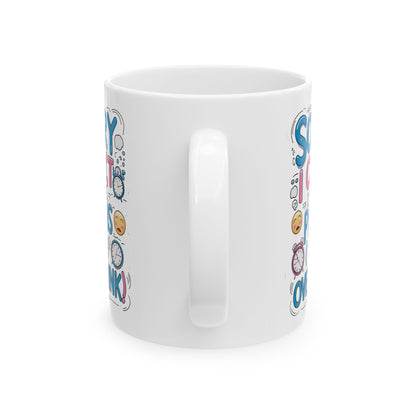Sorry i can't I Have Plans To Overthink  Funny Mug