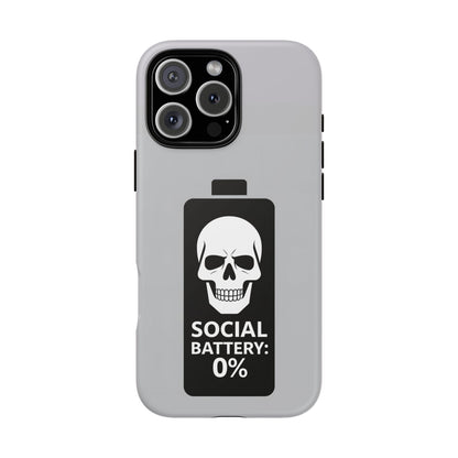 Social Battery Zeero I Phone case by Memez Store