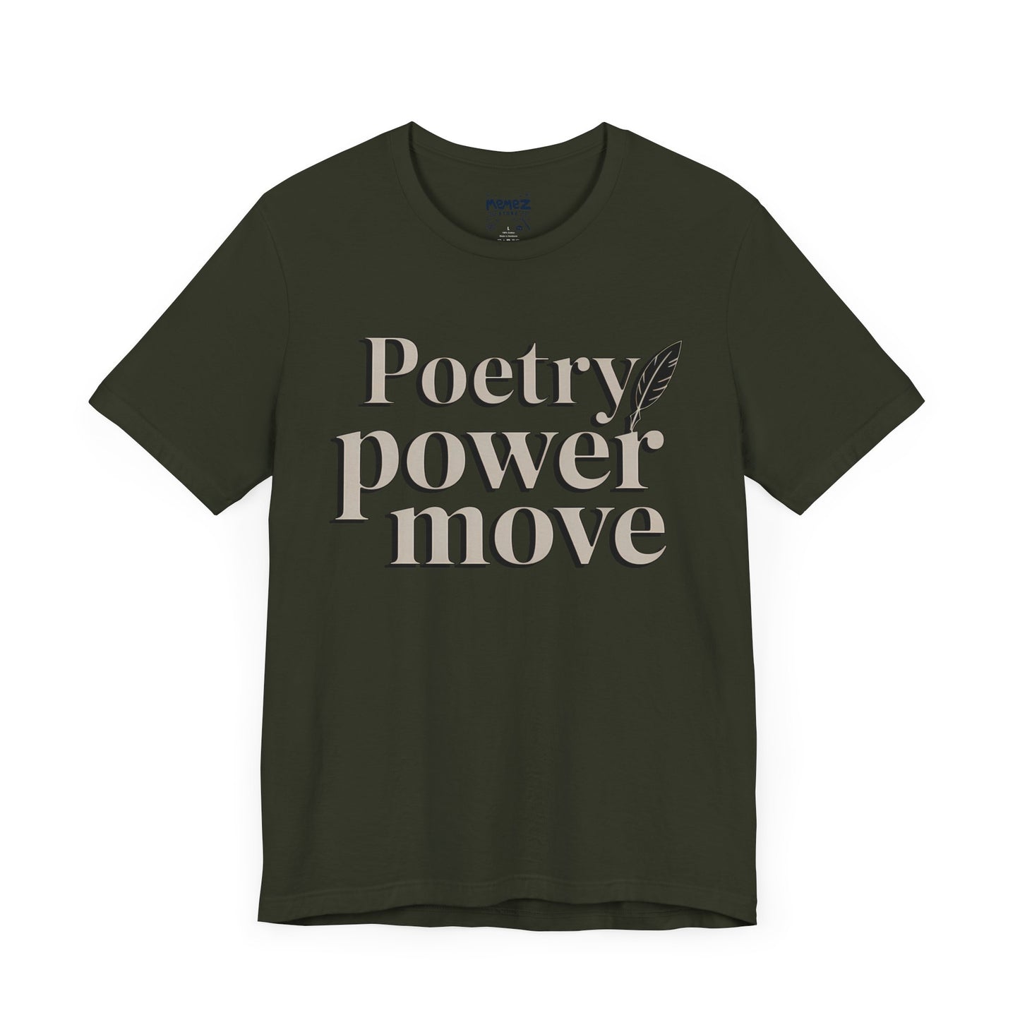Poetry Power Move Typographical Tee