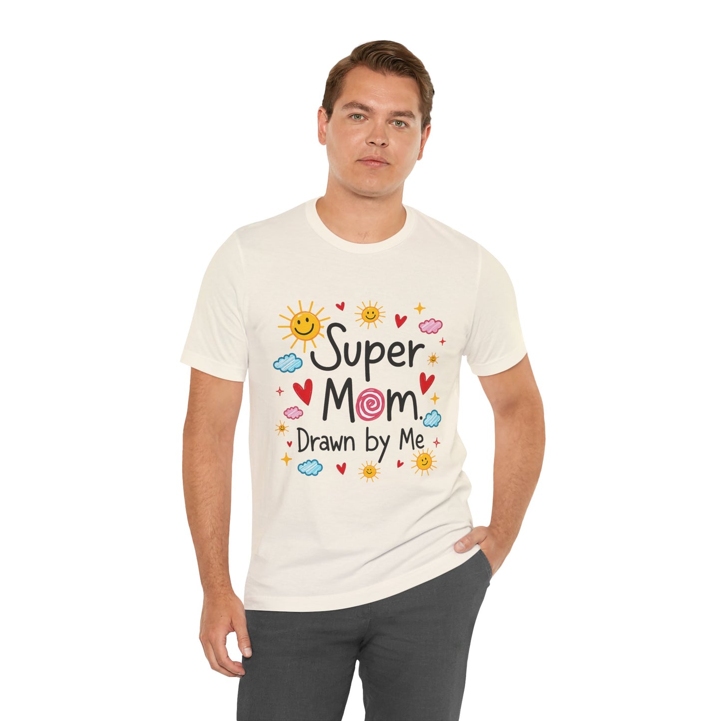 Hand Drawing SUper Mom Tee By Memez store