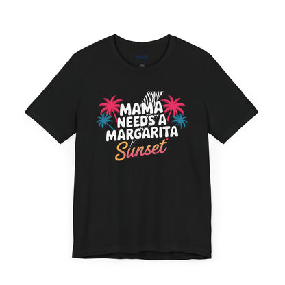 Mama Needs A Magarita Sunset Funny Tee By Memez Store