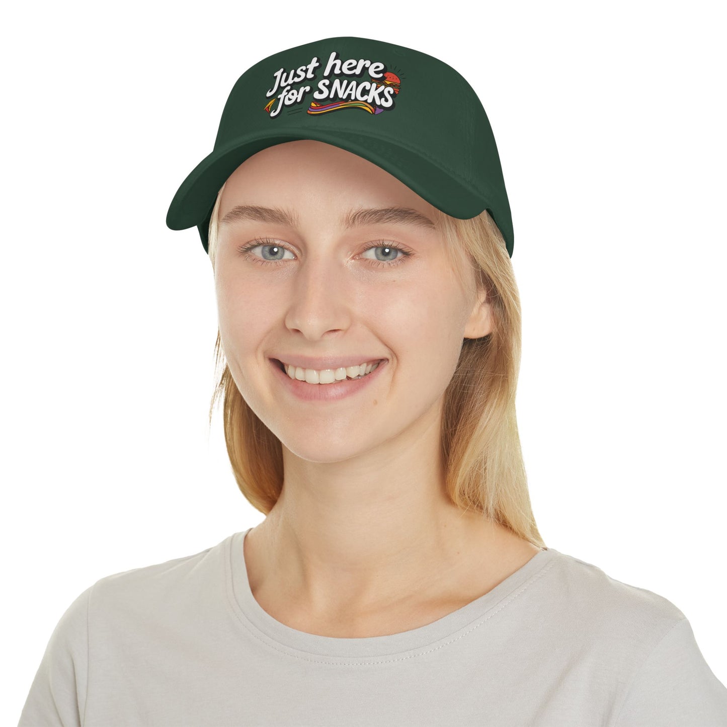 Just Here For Snacks Funny Cap By Memez Store