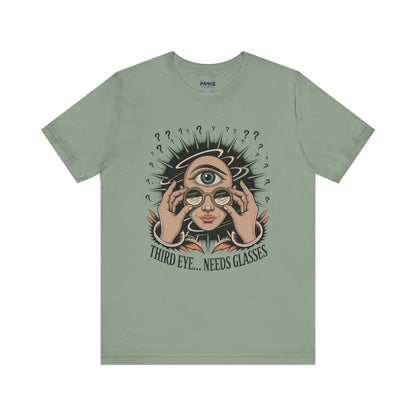Third Eye Need Glasses Funny Tee By memez store