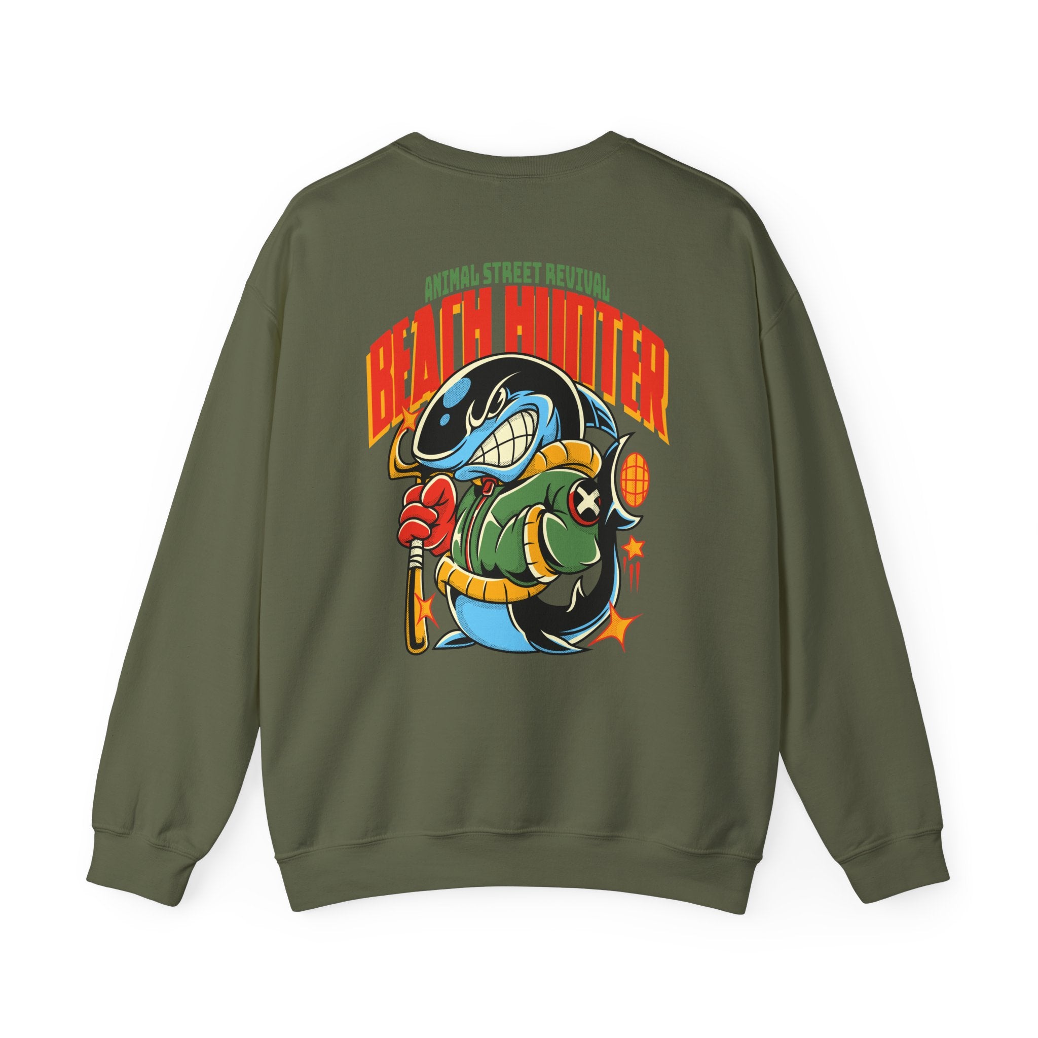 Beach Hunter Crewneck Sweatshirt — Coastal Streetwear