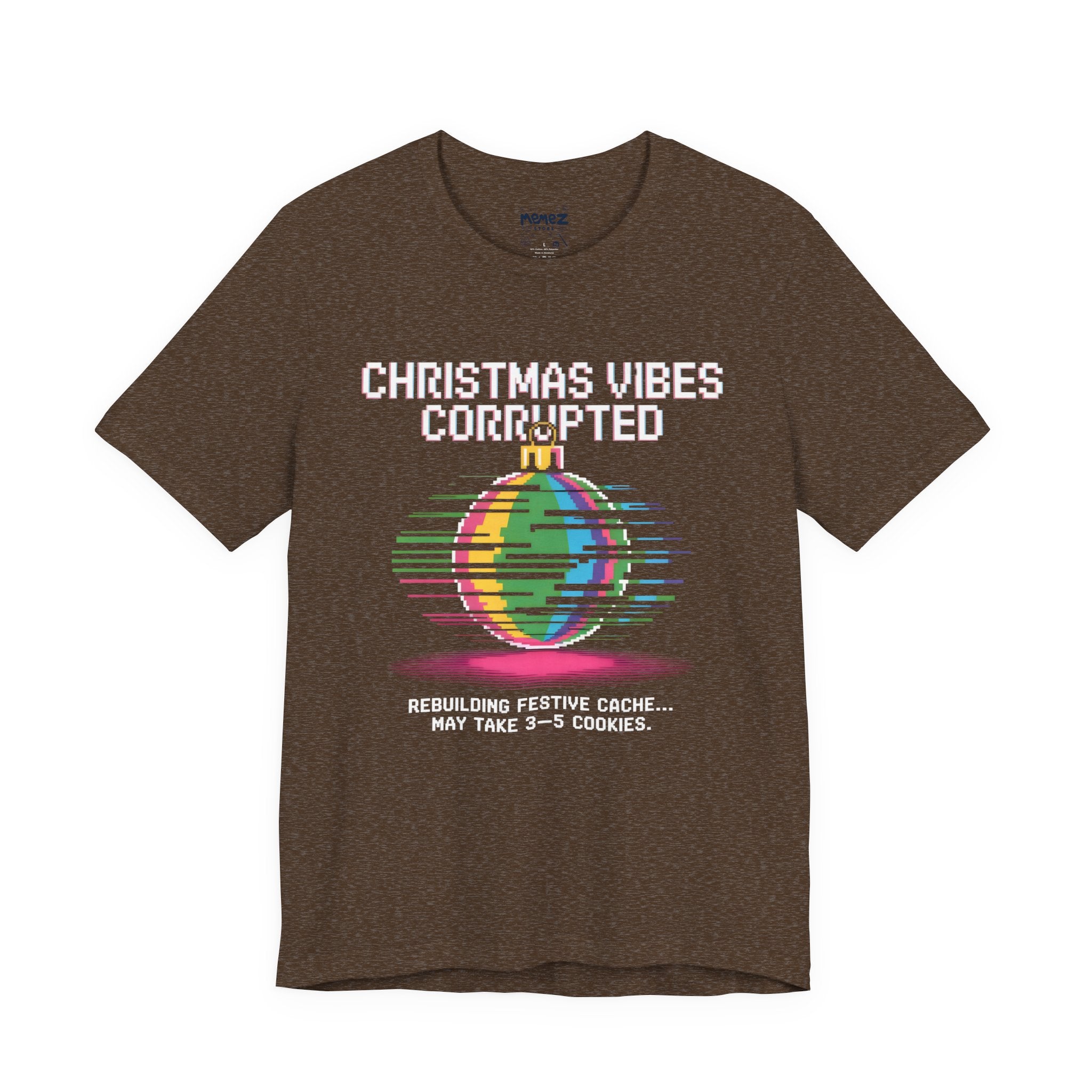 Christmas Vibes Corrupted Funny Tee
