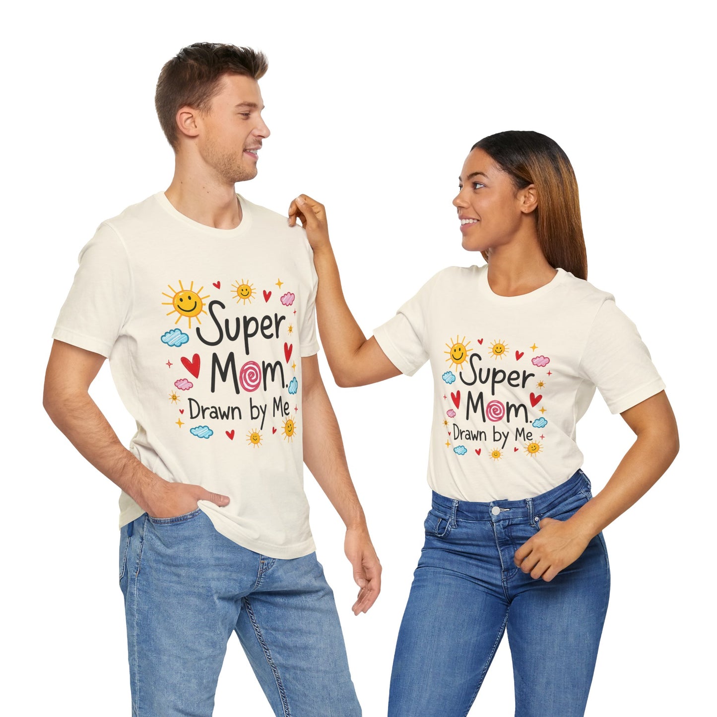 Hand Drawing SUper Mom Tee By Memez store