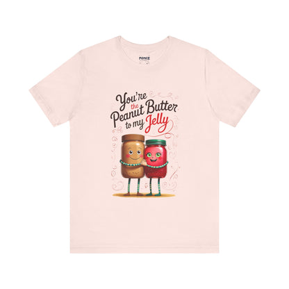 Funny Food Meme Tee - Peanut Butter T My Jelly Unisex Tee