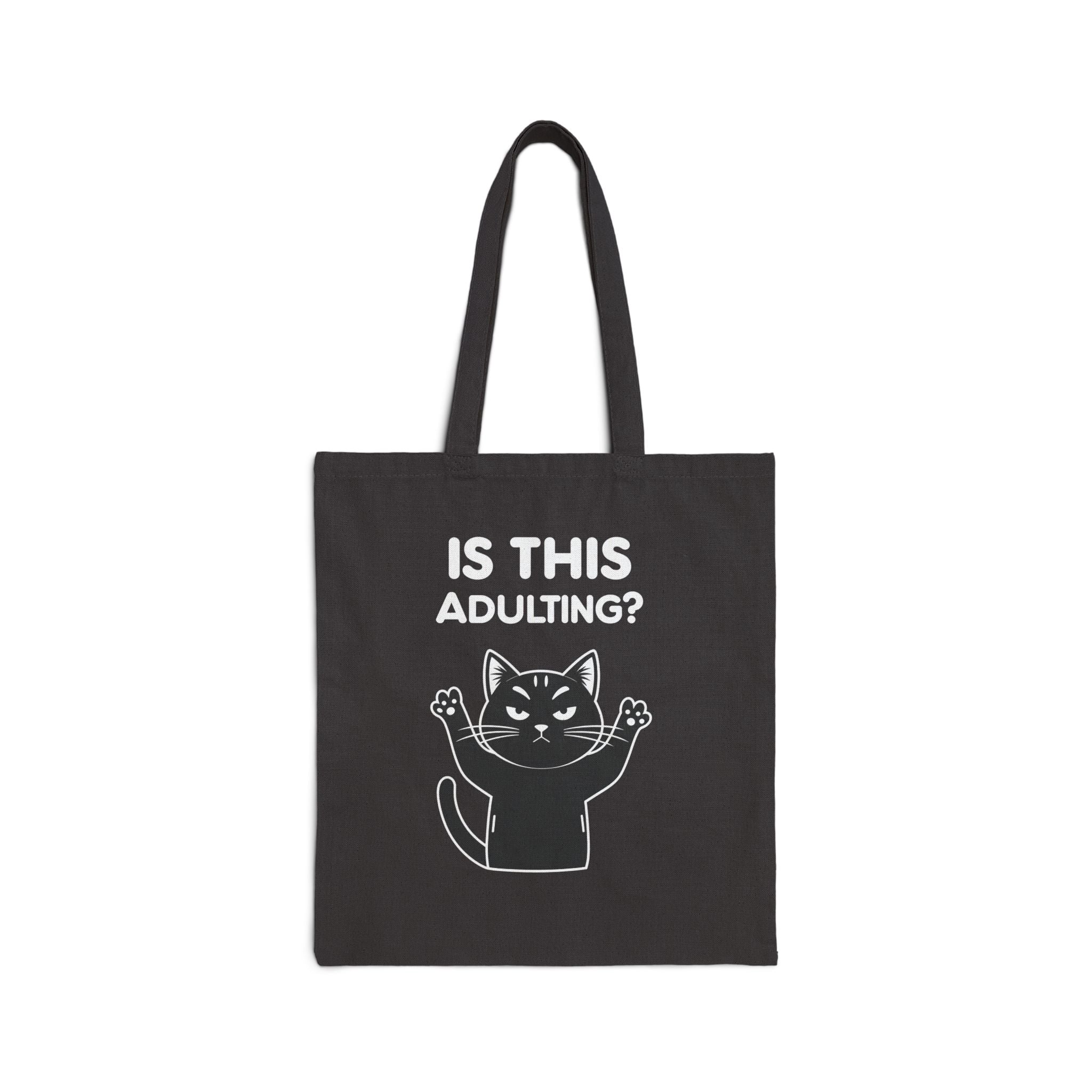 Is This Adulting Cat Tote Bag