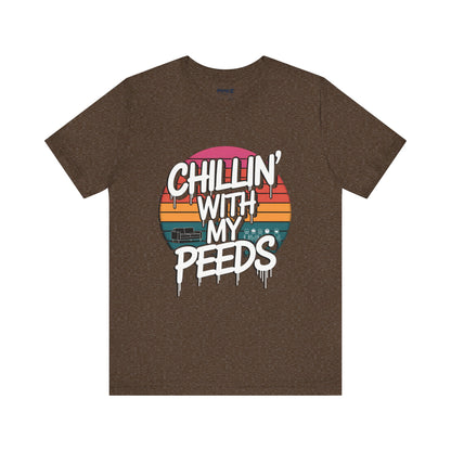 CHillin With Peeds A Funny Easter Tee By Memez Store