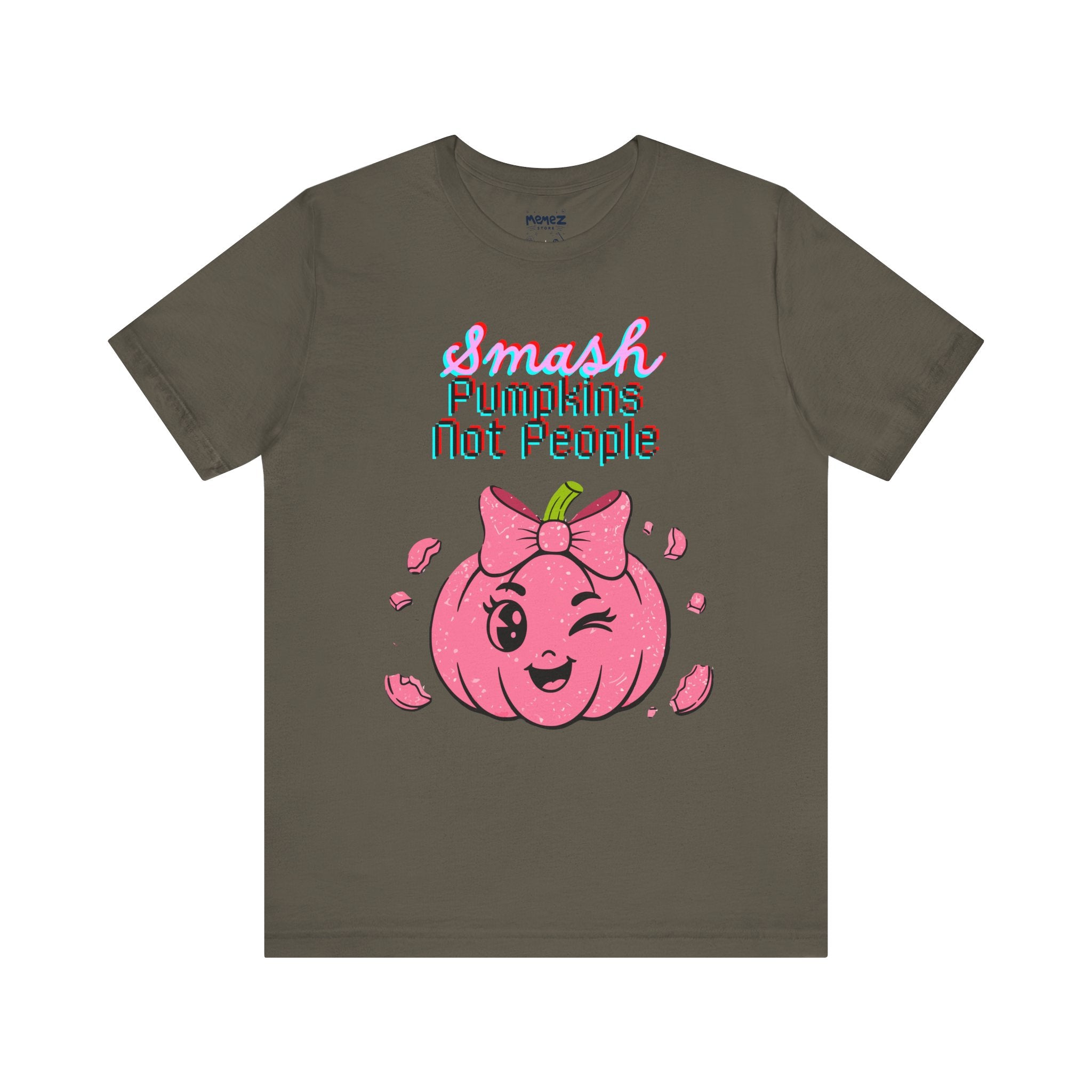 Geek Tee Unisex Jersey Short Sleeve Tee - Smash Pumpkin Not People Design