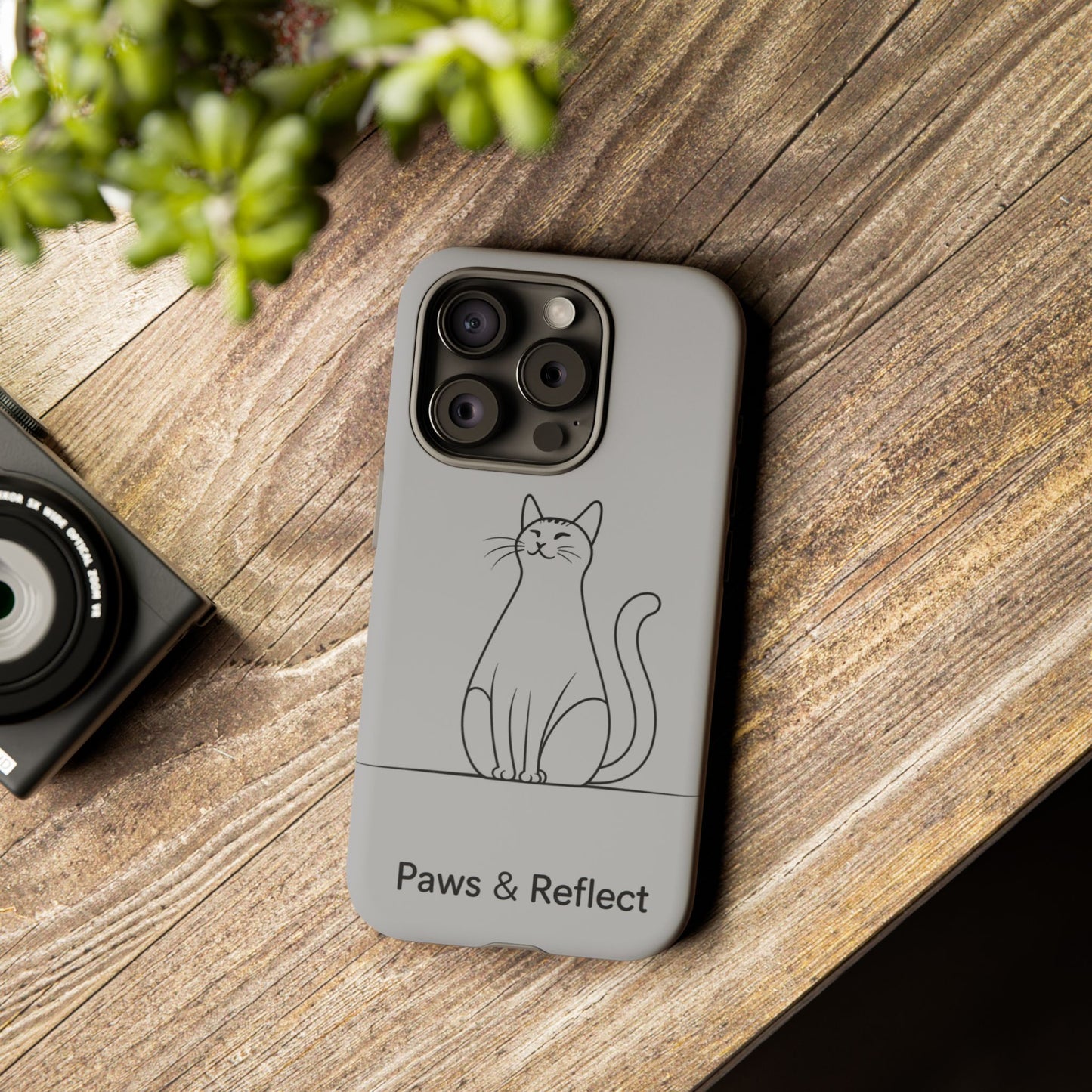 Paw and Reflect Pet Lovers iPhone Case By Memez Store