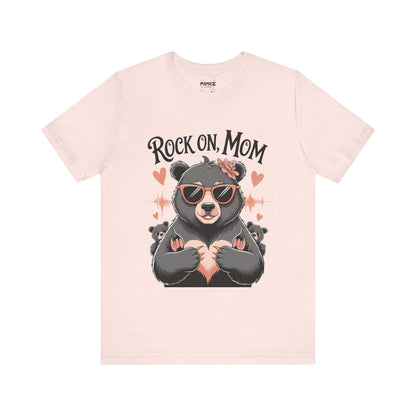 Rock On Mom FUnny Mama Bear Meme Tee By Memez Store