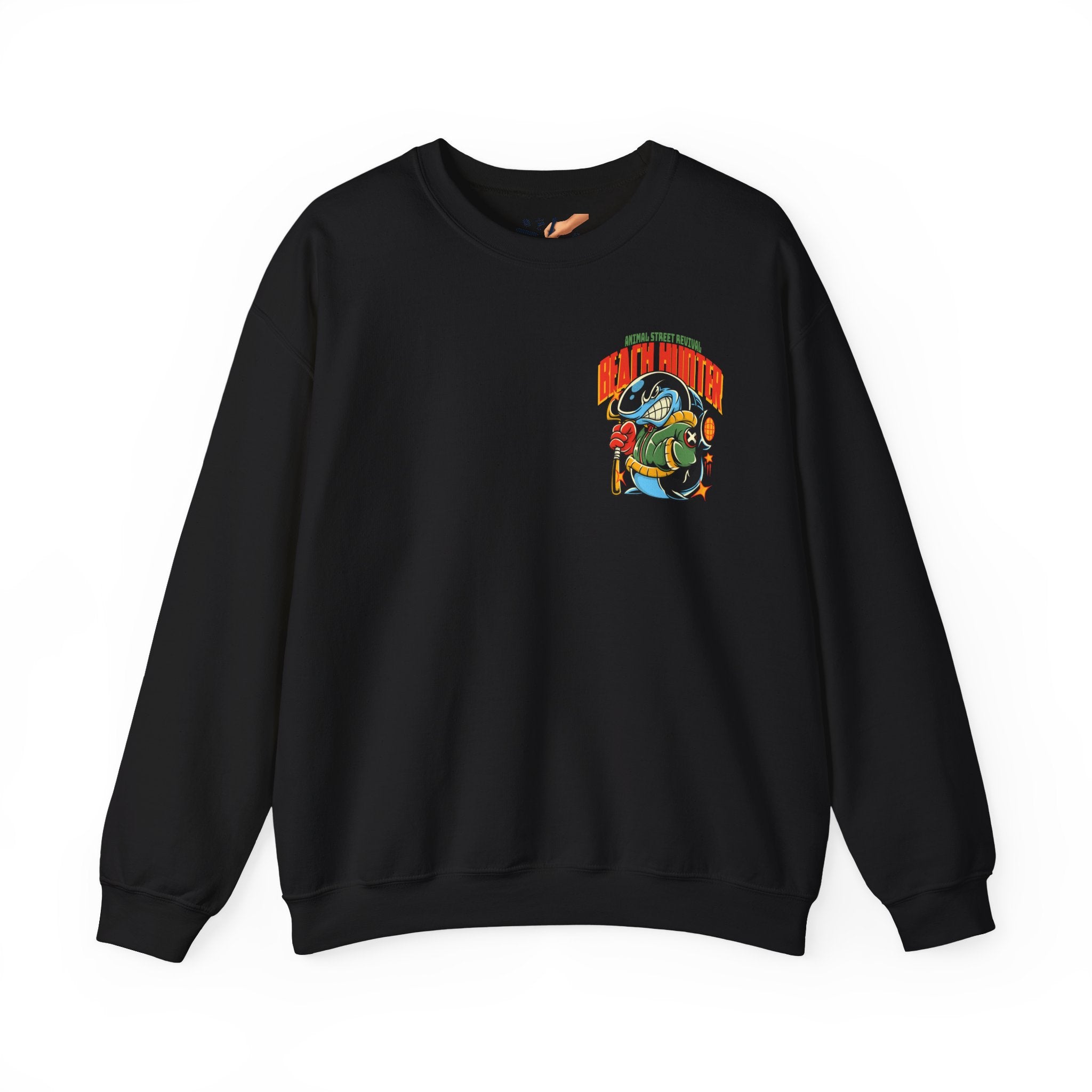 Beach Hunter Crewneck Sweatshirt — Coastal Streetwear