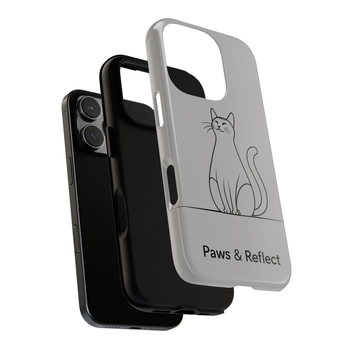 Paw and Reflect Pet Lovers iPhone Case By Memez Store