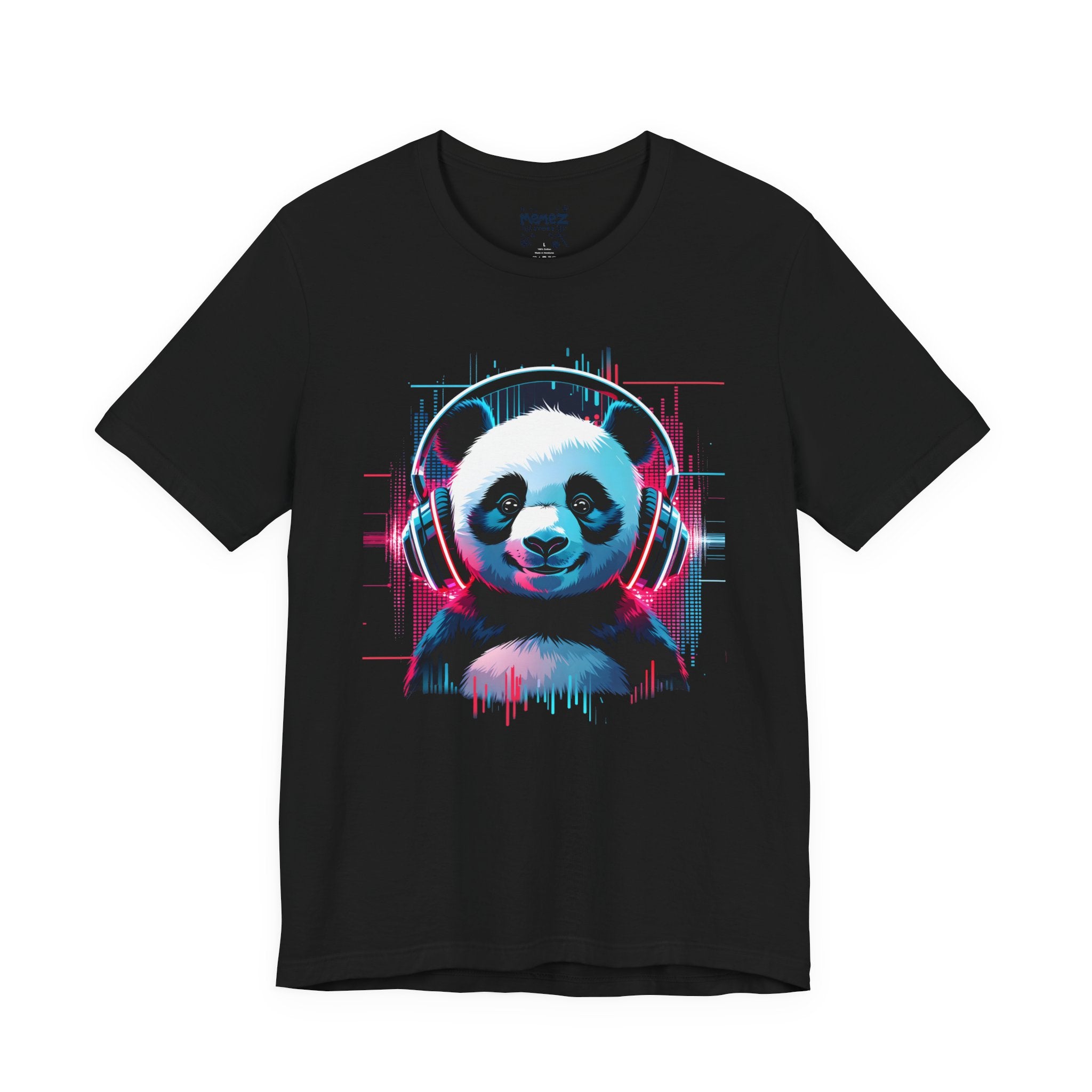 Music Panda EDM Colors Funny Tee