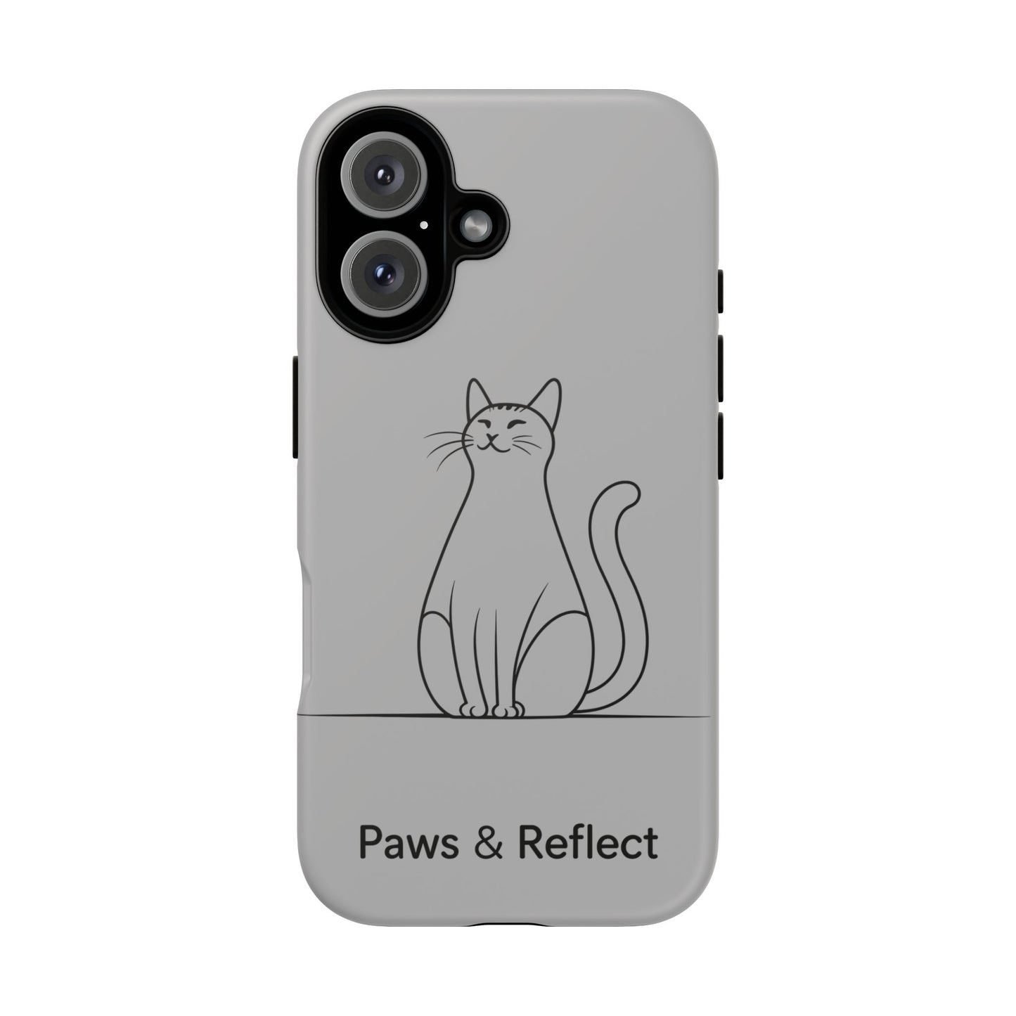 Paw and Reflect Pet Lovers iPhone Case By Memez Store